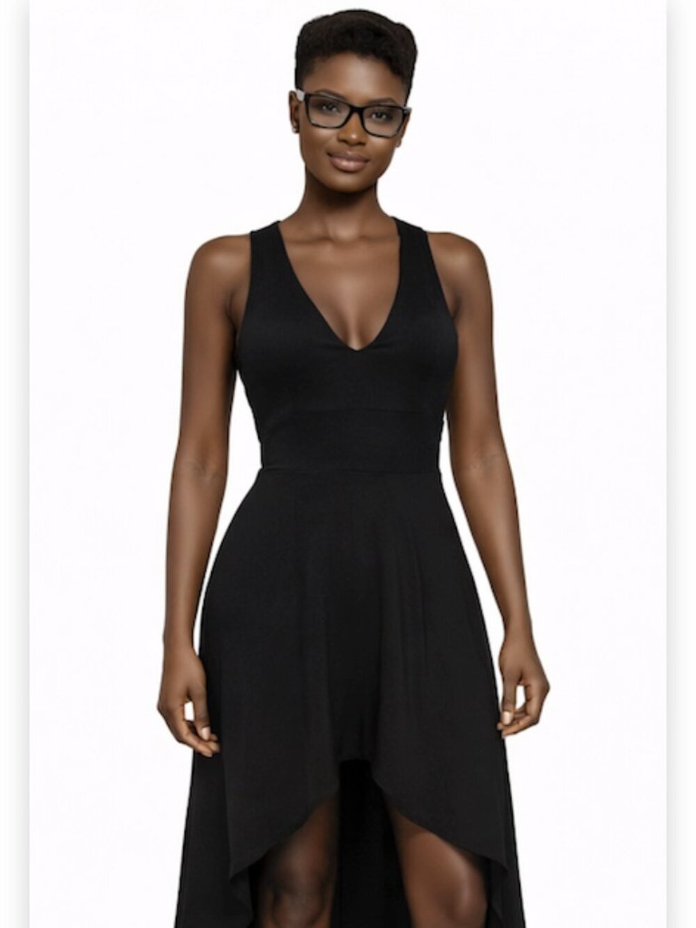 Midnight Flow High-Low Dress - Picture 2 of 5